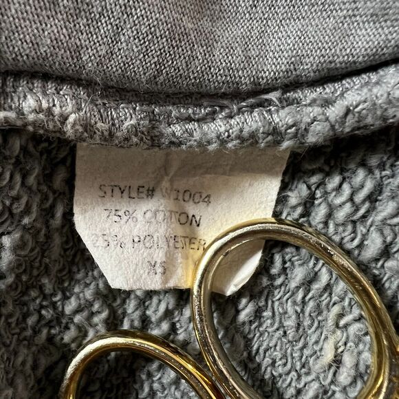 BALDWIN Women's XS Grey Sweatshirt Pullover Pockets‎ Long Sleeve - Picture 6 of 6